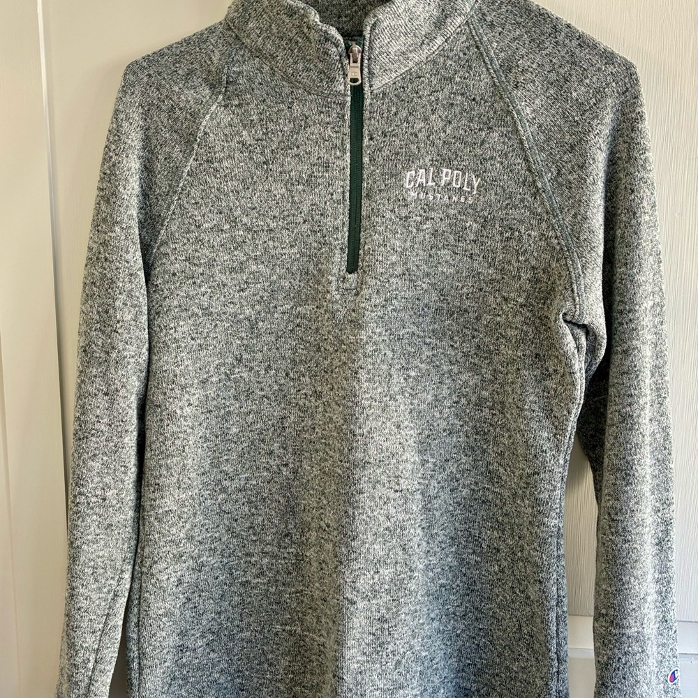 Cal Poly 1/4 zip by Champion